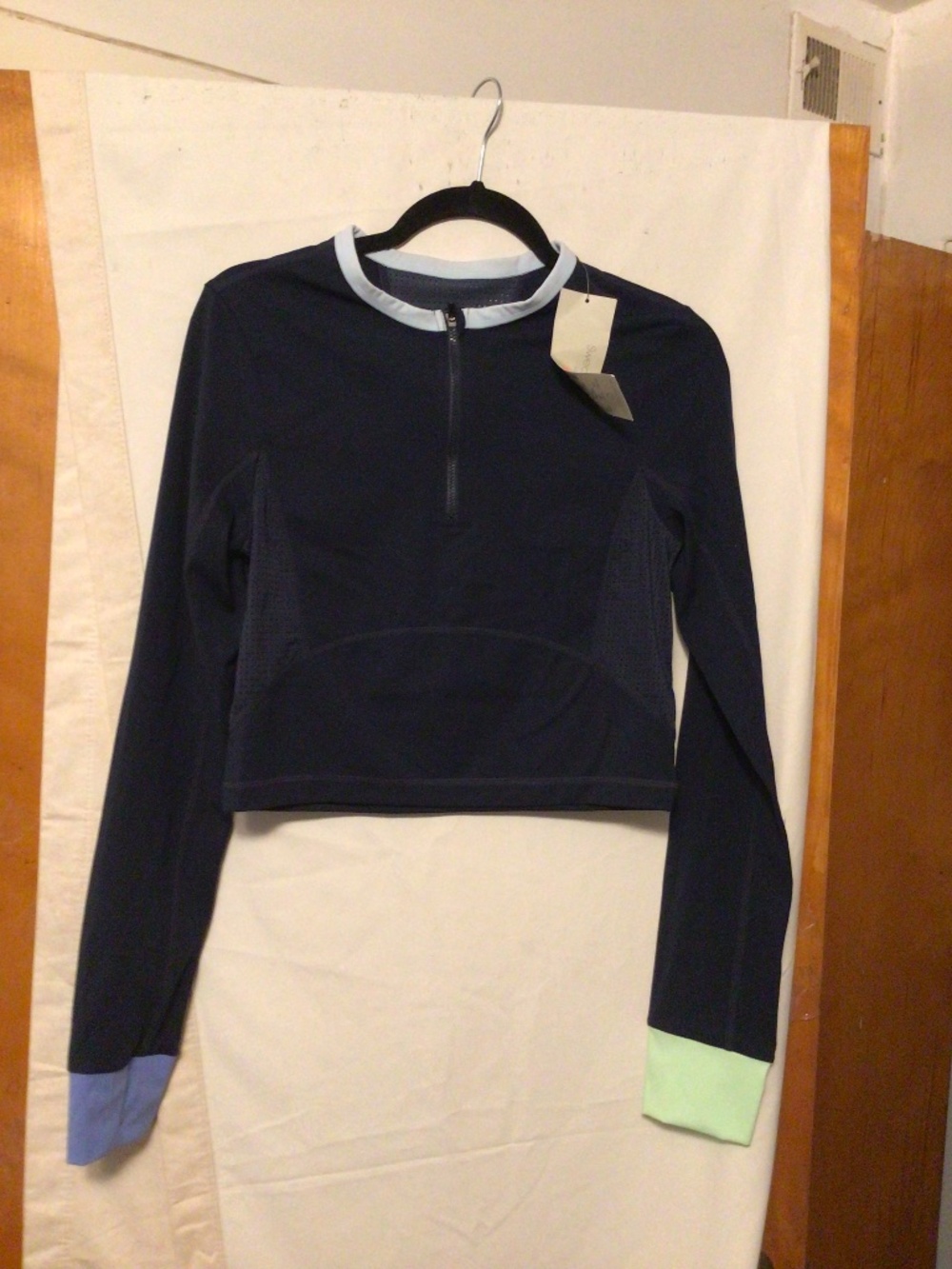 Sweaty Betty Power house half zip athletic top SZ M NWT